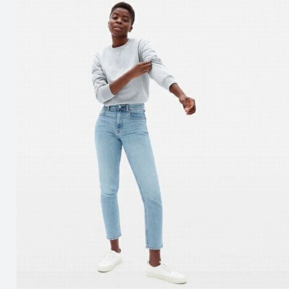 Everlane The Cheeky Jean Size 28 Light Wash - Picture 2 of 7